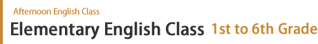 Elementary English Class