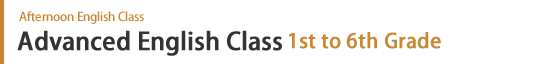 Advanced English Class